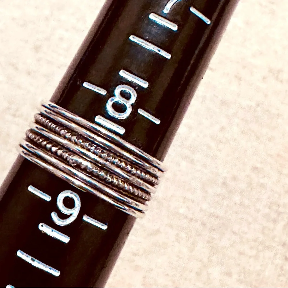 Vintage | Ring | Silver Stacked Bands